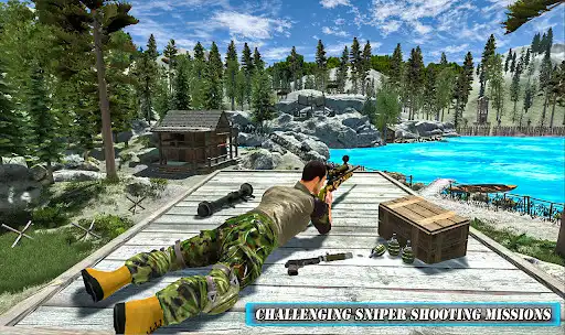 Play Border Army Sniper Shooter as an online game Border Army Sniper Shooter with UptoPlay
