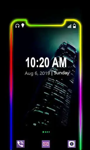 Play Border Light Mobile Theme 2020  and enjoy Border Light Mobile Theme 2020 with UptoPlay