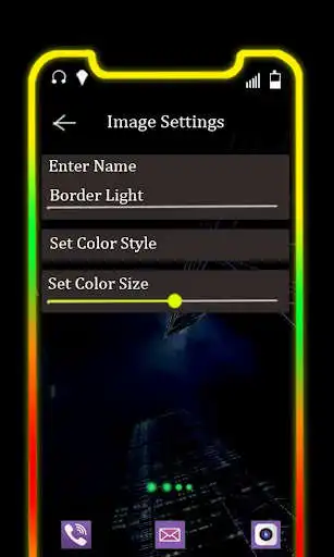 Play Border Light Mobile Theme 2020 as an online game Border Light Mobile Theme 2020 with UptoPlay