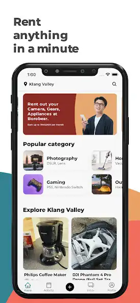 Play Borobear: Rent/Sell Your Stuff  and enjoy Borobear: Rent/Sell Your Stuff with UptoPlay