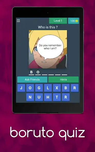 Play boruto quiz  and enjoy boruto quiz with UptoPlay