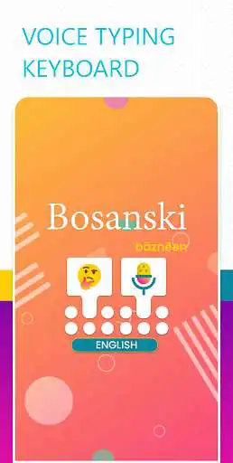 Play Bosnian Voice Typing Keyboard - Bosnian to English  and enjoy Bosnian Voice Typing Keyboard - Bosnian to English with UptoPlay