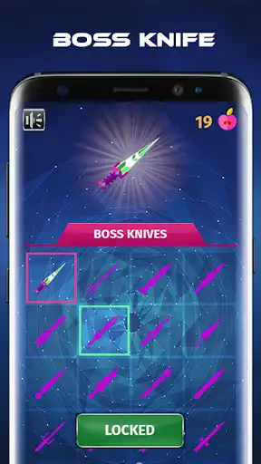 Play Boss Knife Hit - Knife Throwing Game (Knife Dash) as an online game Boss Knife Hit - Knife Throwing Game (Knife Dash) with UptoPlay