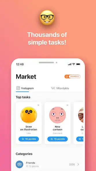 Play Bosslike: Do tasks, Get likes  as an online game Bosslike: Do tasks, Get likes  with UptoPlay