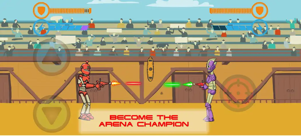 Play Bot Lazer Fight Demo  and enjoy Bot Lazer Fight Demo with UptoPlay