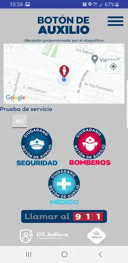 Play Botón de Auxilio Jalisco as an online game Botón de Auxilio Jalisco with UptoPlay