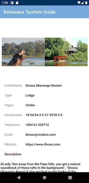 Play Botswana Tourism Guide as an online game Botswana Tourism Guide with UptoPlay