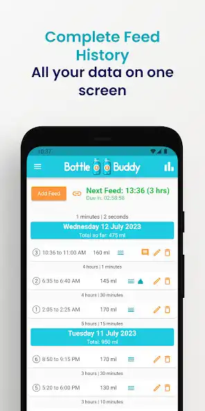Play Bottle Buddy—Baby Feed Tracker  and enjoy Bottle Buddy—Baby Feed Tracker with UptoPlay