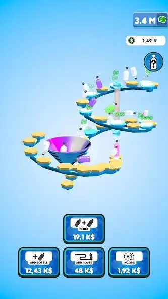 Play Bottle Flip ASMR as an online game Bottle Flip ASMR with UptoPlay