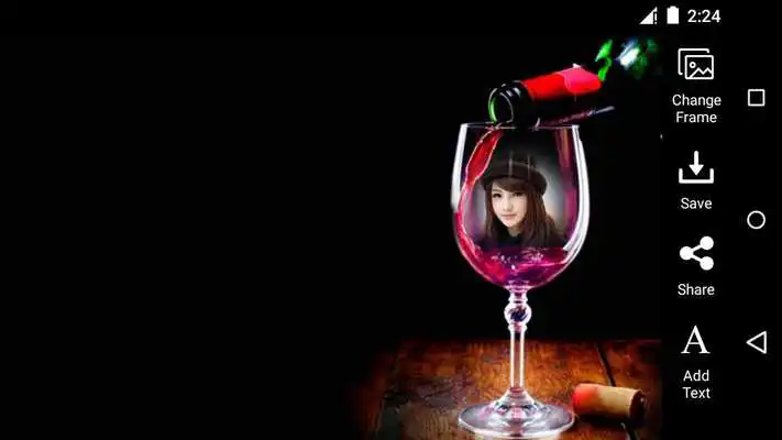 Play Bottle Glass Free Photo Frame