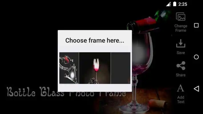 Play Bottle Glass Free Photo Frame