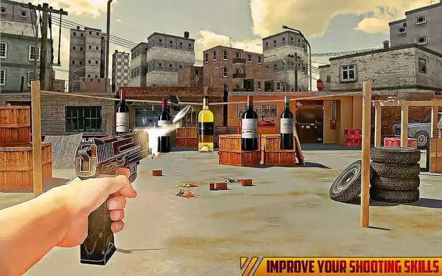 Play Bottle Gun Shoot: Army Shooting Expert