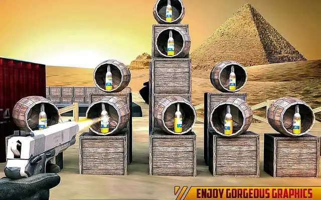 Play Bottle Gun Shoot: Army Shooting Expert