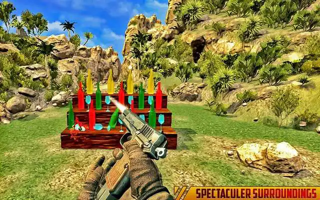 Play Bottle Gun Shoot: Army Shooting Expert