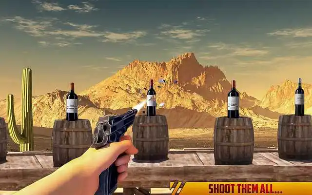 Play Bottle Gun Shoot: Army Shooting Expert