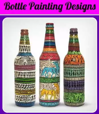 Play Bottle Painting Designs