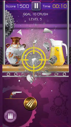 Play Bottle shooter Gun Shooting 3d as an online game Bottle shooter Gun Shooting 3d with UptoPlay