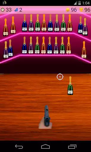 Play bottle shoot game