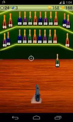 Play bottle shoot game