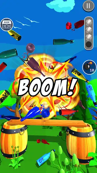 Play Bottle Shooting 3D - Fun Games  and enjoy Bottle Shooting 3D - Fun Games with UptoPlay
