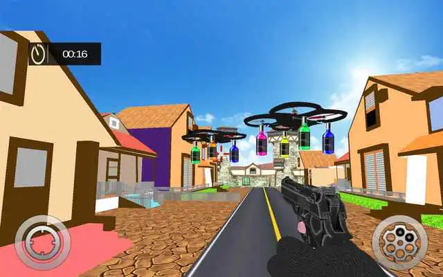 Play bottle shooting Expert FPS Gun fire action game