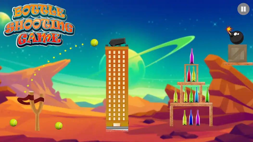 Play Bottle Shooting Game Mini game  and enjoy Bottle Shooting Game Mini game with UptoPlay