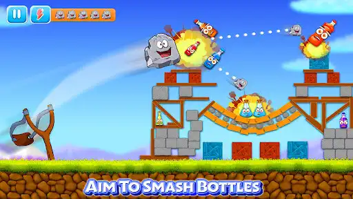 Play Bottle Shooting : Games 2022 as an online game Bottle Shooting : Games 2022 with UptoPlay