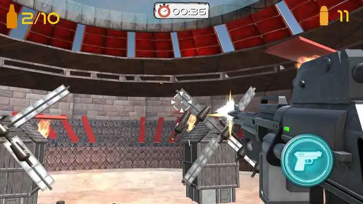 Play Bottle Shooting Sniper 3D:Shoot Bottle Arena Game