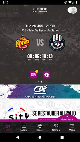 Play Boulazac Basket Dordogne  and enjoy Boulazac Basket Dordogne with UptoPlay