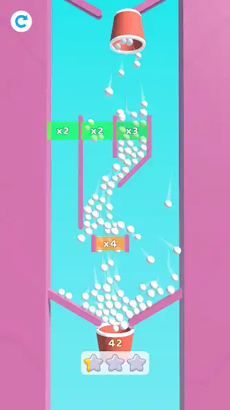 Play Bounce Ball: Red pong cup as an online game Bounce Ball: Red pong cup with UptoPlay