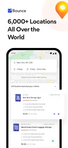 Play Bounce: Luggage Storage Nearby as an online game Bounce: Luggage Storage Nearby with UptoPlay