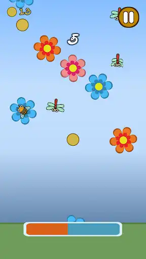 Play Bounce The Bee as an online game Bounce The Bee with UptoPlay