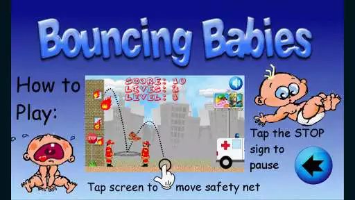 Play Bouncing Babies as an online game Bouncing Babies with UptoPlay