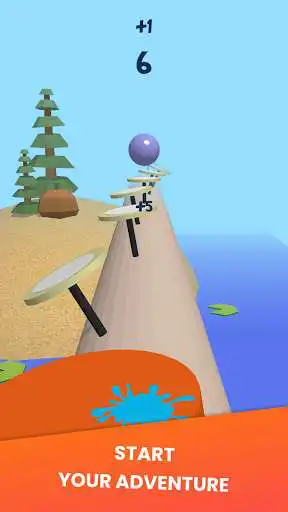 Play Bouncy Ball 3D Game - Hyper-casual, Ball jump game  and enjoy Bouncy Ball 3D Game - Hyper-casual, Ball jump game with UptoPlay