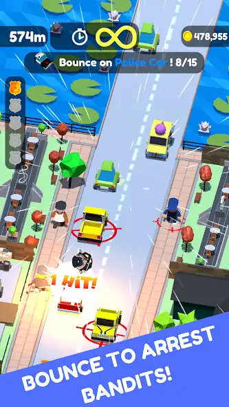 Play Bouncy Cops as an online game Bouncy Cops with UptoPlay