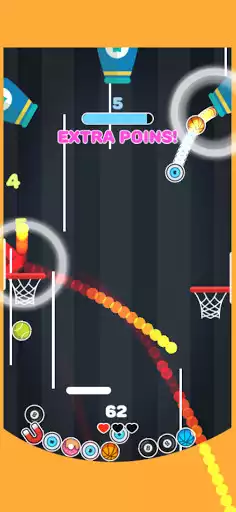 Play Bouncy Dunks as an online game Bouncy Dunks with UptoPlay