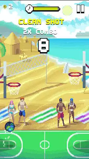 Play Bouncy Hoops as an online game Bouncy Hoops with UptoPlay
