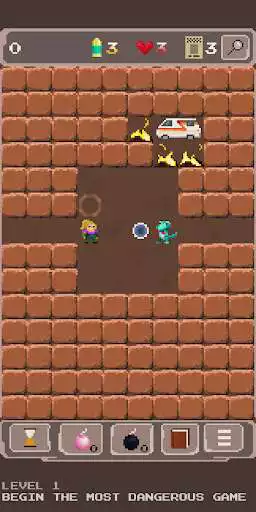 Play Bounty Hunter Space Lizard (Roguelike) as an online game Bounty Hunter Space Lizard (Roguelike) with UptoPlay