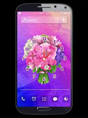 Play Bouquet Clock Live Wallpapers