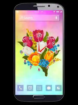 Play Bouquet Clock Live Wallpapers