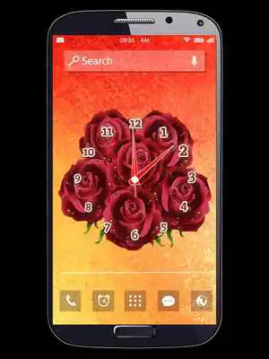 Play Bouquet Clock Live Wallpapers