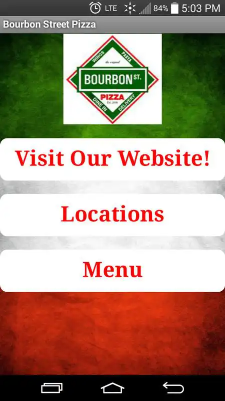 Play Bourbon Street Pizza