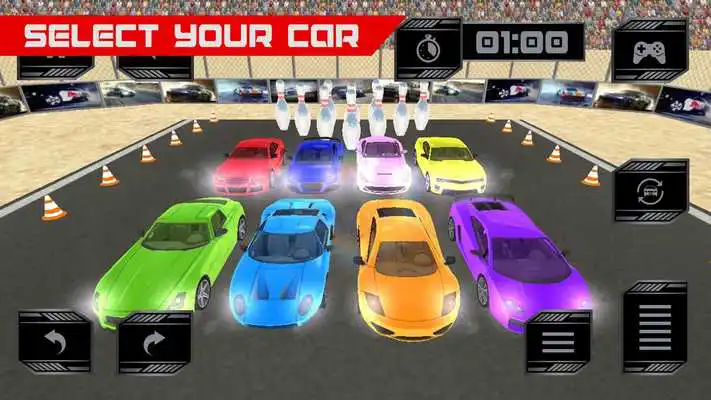 Play Bowling Car Stunts Play Bowling Car Stunts