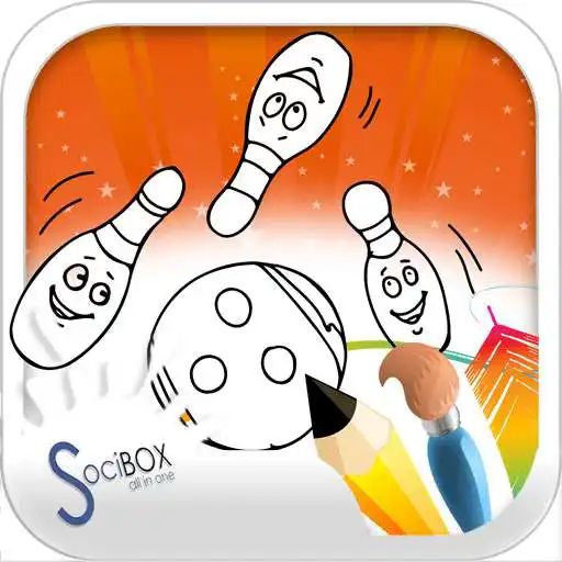 Free play online bowling coloring book  APK