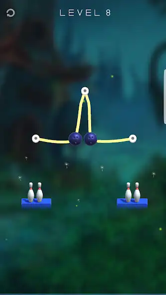 Play Bowling Game: Cut Rope Bowling as an online game Bowling Game: Cut Rope Bowling with UptoPlay