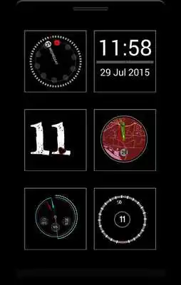 Play Box - 12 clock komponents KLWP