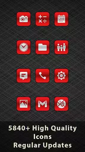 Play Boxed Red Metallic Icons  and enjoy Boxed Red Metallic Icons with UptoPlay