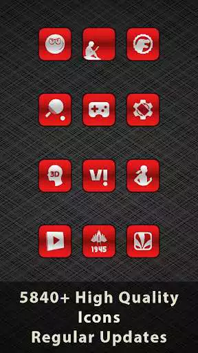 Play Boxed Red Metallic Icons as an online game Boxed Red Metallic Icons with UptoPlay
