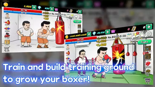 Play Boxer Clicker : Be The Legend as an online game Boxer Clicker : Be The Legend with UptoPlay
