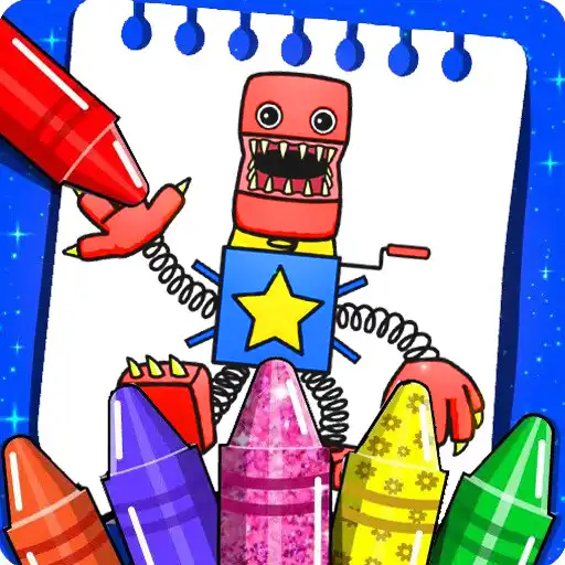Play boxy boo coloring book APK Play boxy boo coloring book APK